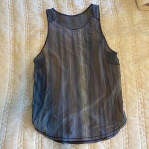 lululemon Gray Workout Tank. Size M.